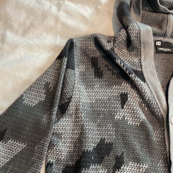 DC Shoes Men’s Knit Hooded Camo Cardigan Size Large - Picture 5 of 9